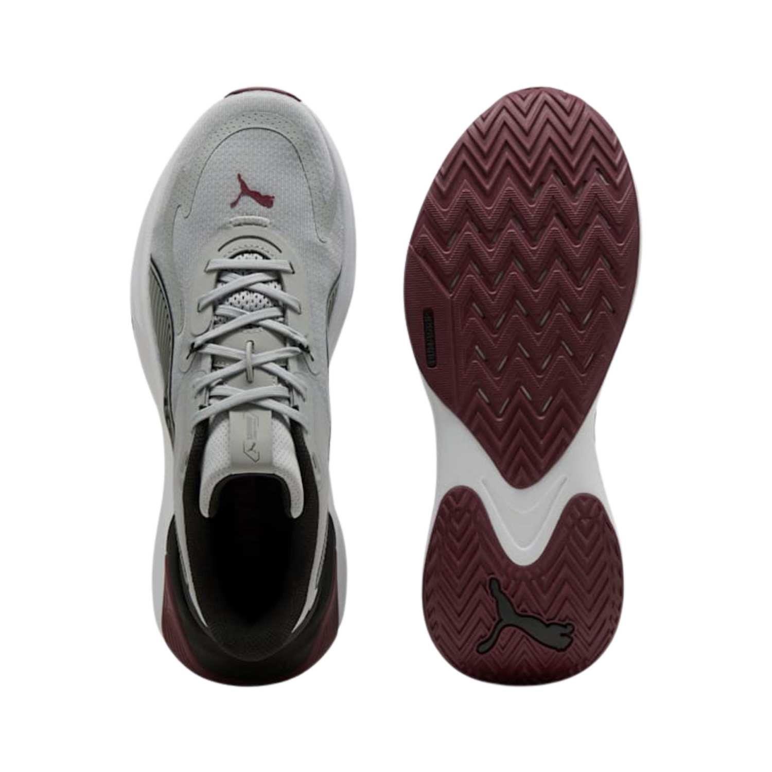 Puma Pwr Hybrid Tr Erkek Gri Yol Koşusu Ayakkabısı