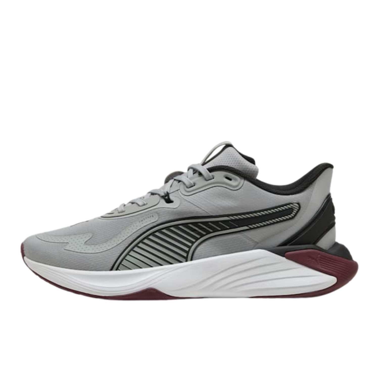 Puma Pwr Hybrid Tr Erkek Gri Yol Koşusu Ayakkabısı
