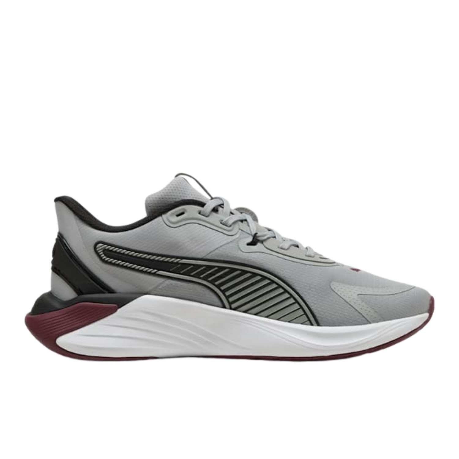 Puma Pwr Hybrid Tr Erkek Gri Yol Koşusu Ayakkabısı