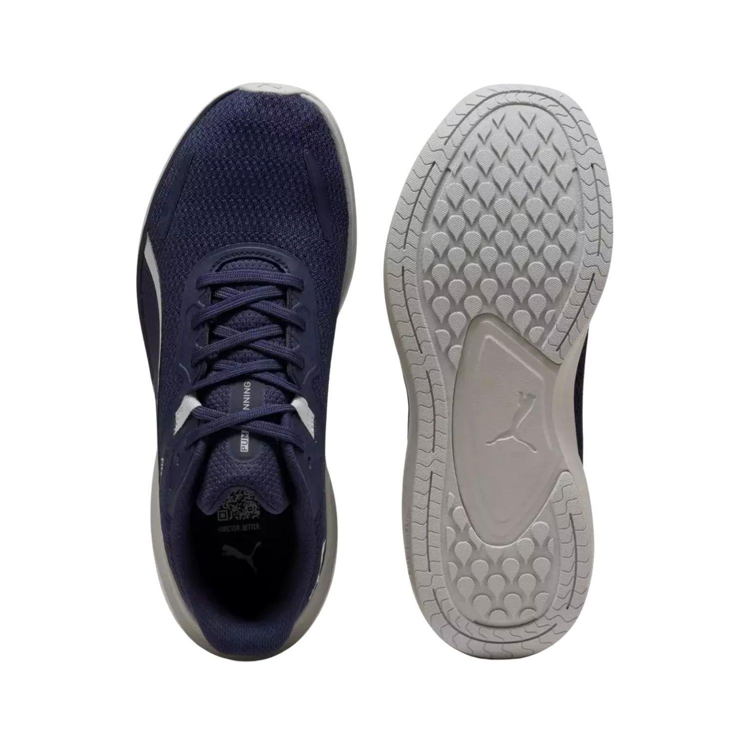 Puma Skyrocket Lite Elevate Erkek Gri Yol Koşusu Ayakkabısı