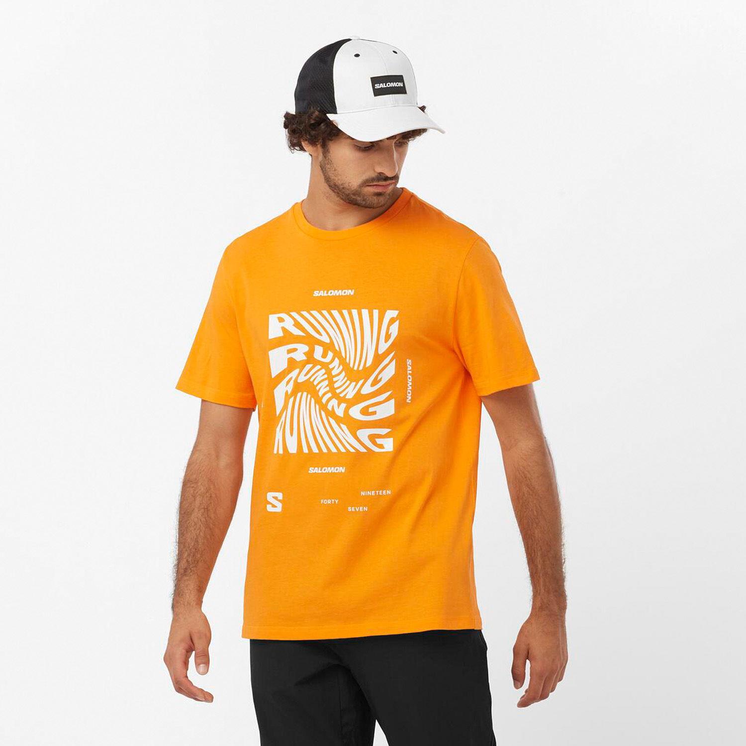 RUNNING GRAPHIC SS TEE M
