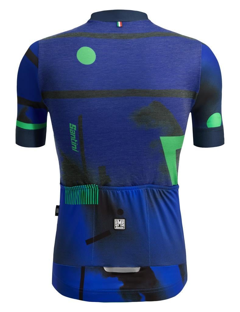 Santini Delta Berg Unisex Bisiklet Forması 3S94275RDELTABERG BLU Nautica