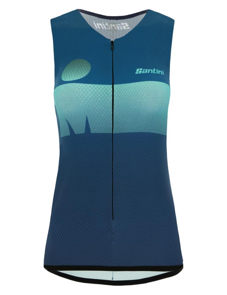 Santini Ironman Audax Design Tritop For Lady Kadın Triathlon Atlet 9I6500AUDAX