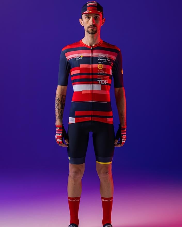 Santini Tour De France Aigle Bisiklet Forması RE94075CAIGLE2TDF