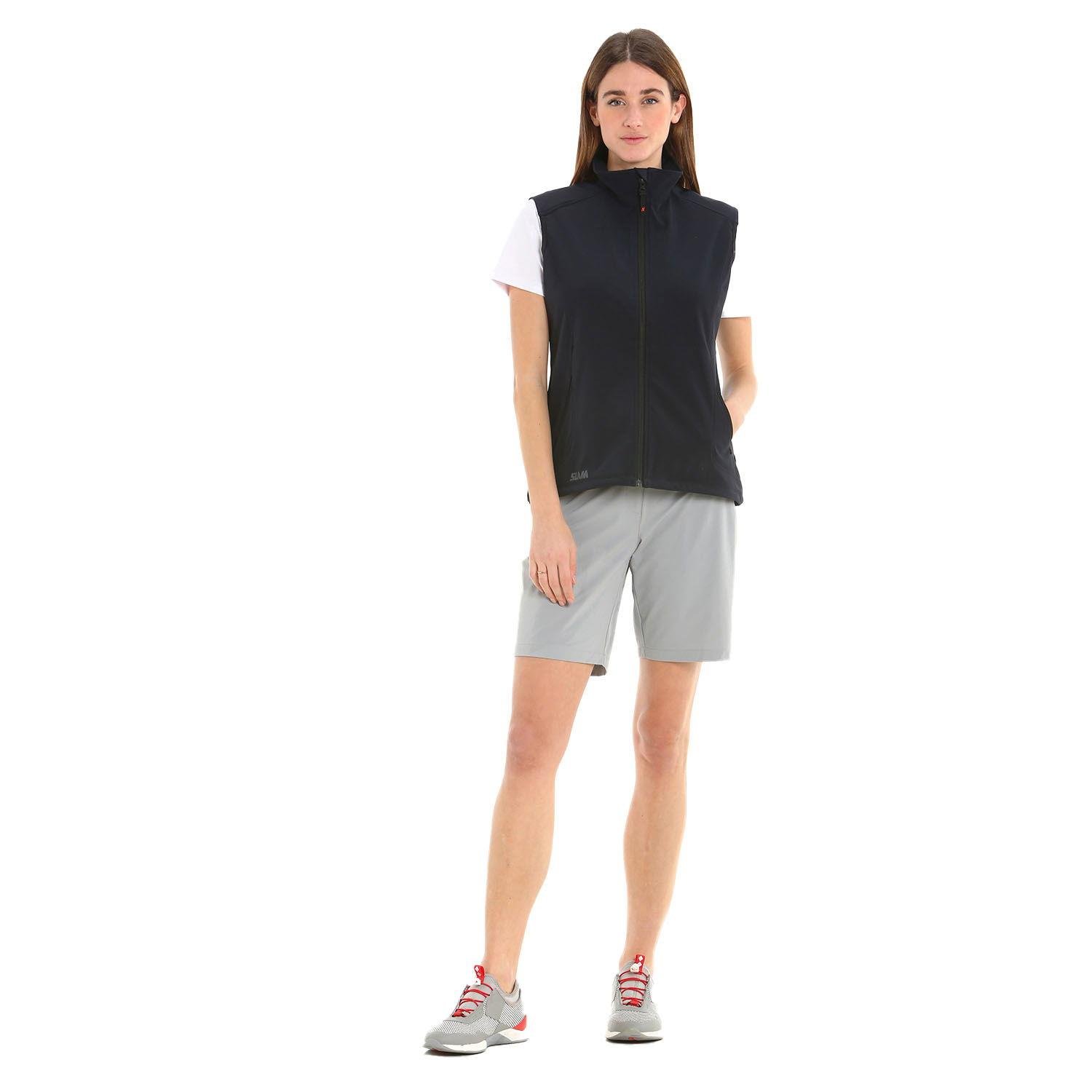 Slam Act Ws Softshell Vest Kadın Mavi Yelek