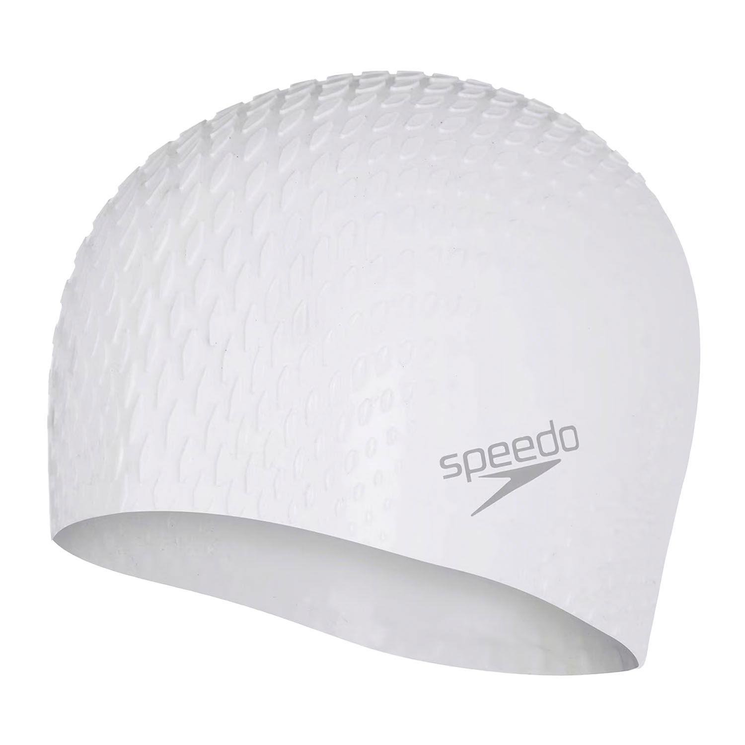 SPEEDO BUBBLE ACTIVE + CAP AU WHITE