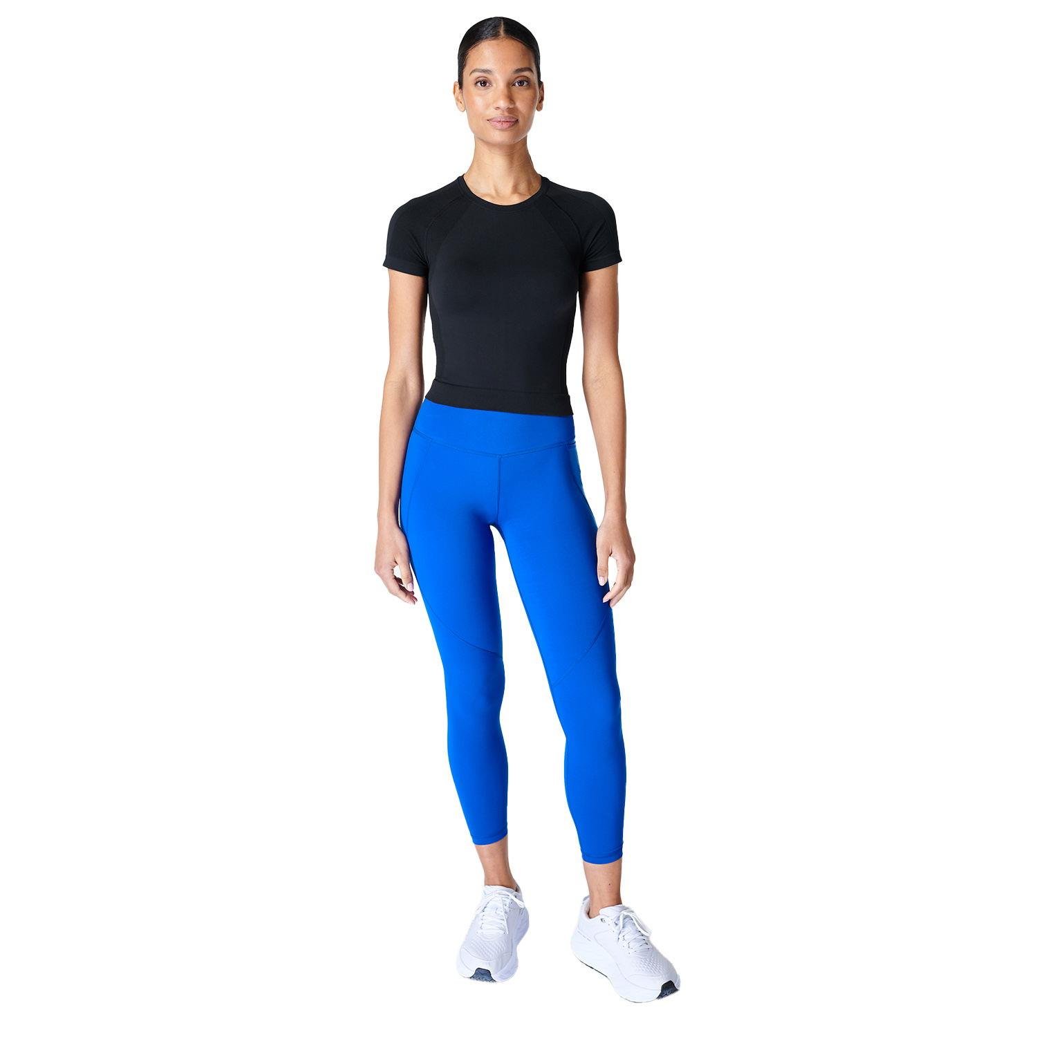 Sweaty Betty Athlete Crop Seamless Workout Kadın Koşu Alet