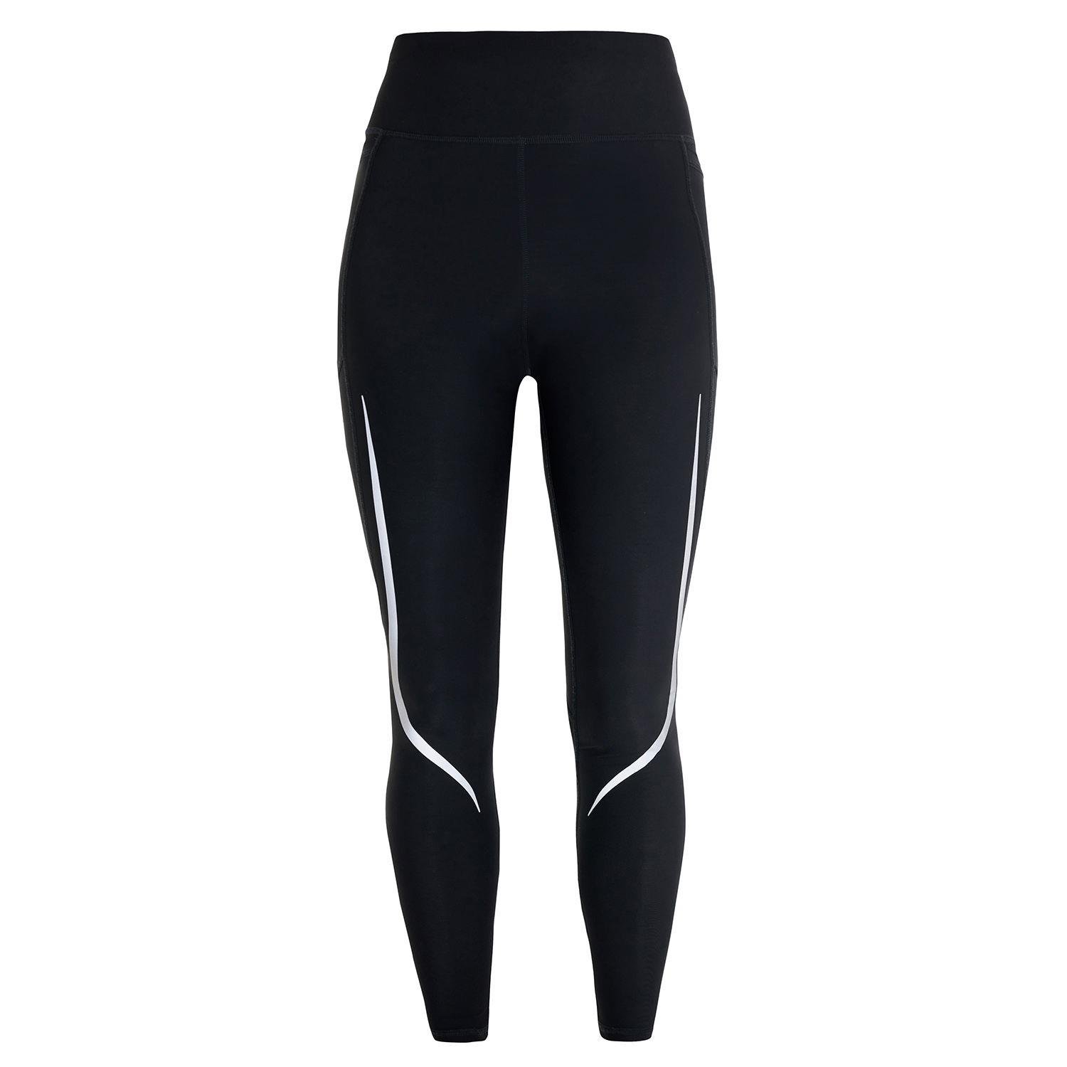 Sweaty Betty Zero Gravity 7/8 Illuminate Run Kadın Siyah Koşu Tayt
