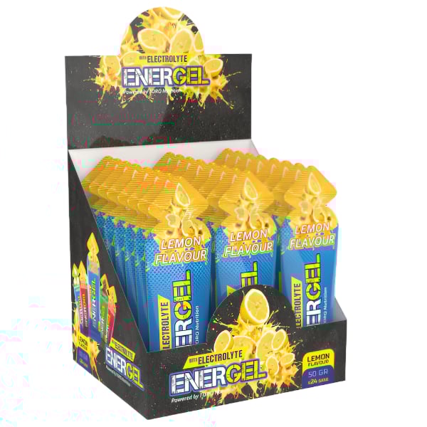 Torq Nutrition Energel Elektrolitli Enerji Jeli Limon Aromalı Kutu (24 Adet)