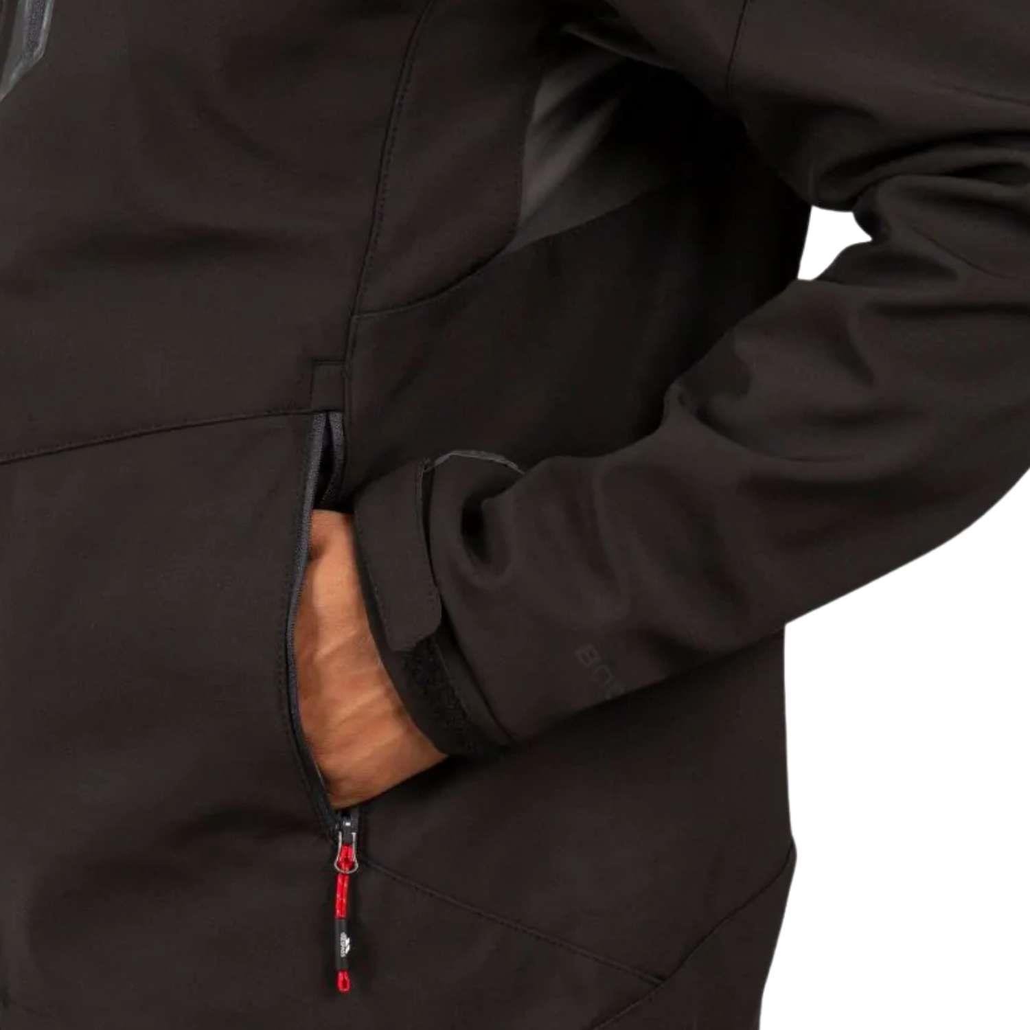 Trespass Marlon B - Softshell Tp75 Erkek Siyah Softshell