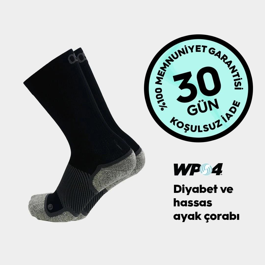 WP4 Sağlık Çorap Siyah