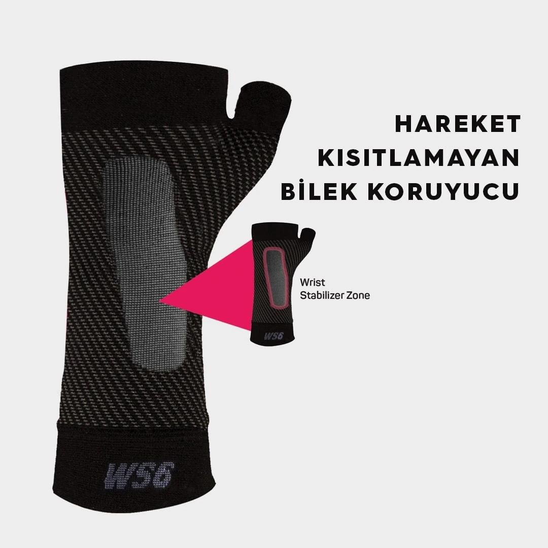 WS6 Performans Bilek Koruyucu Siyah