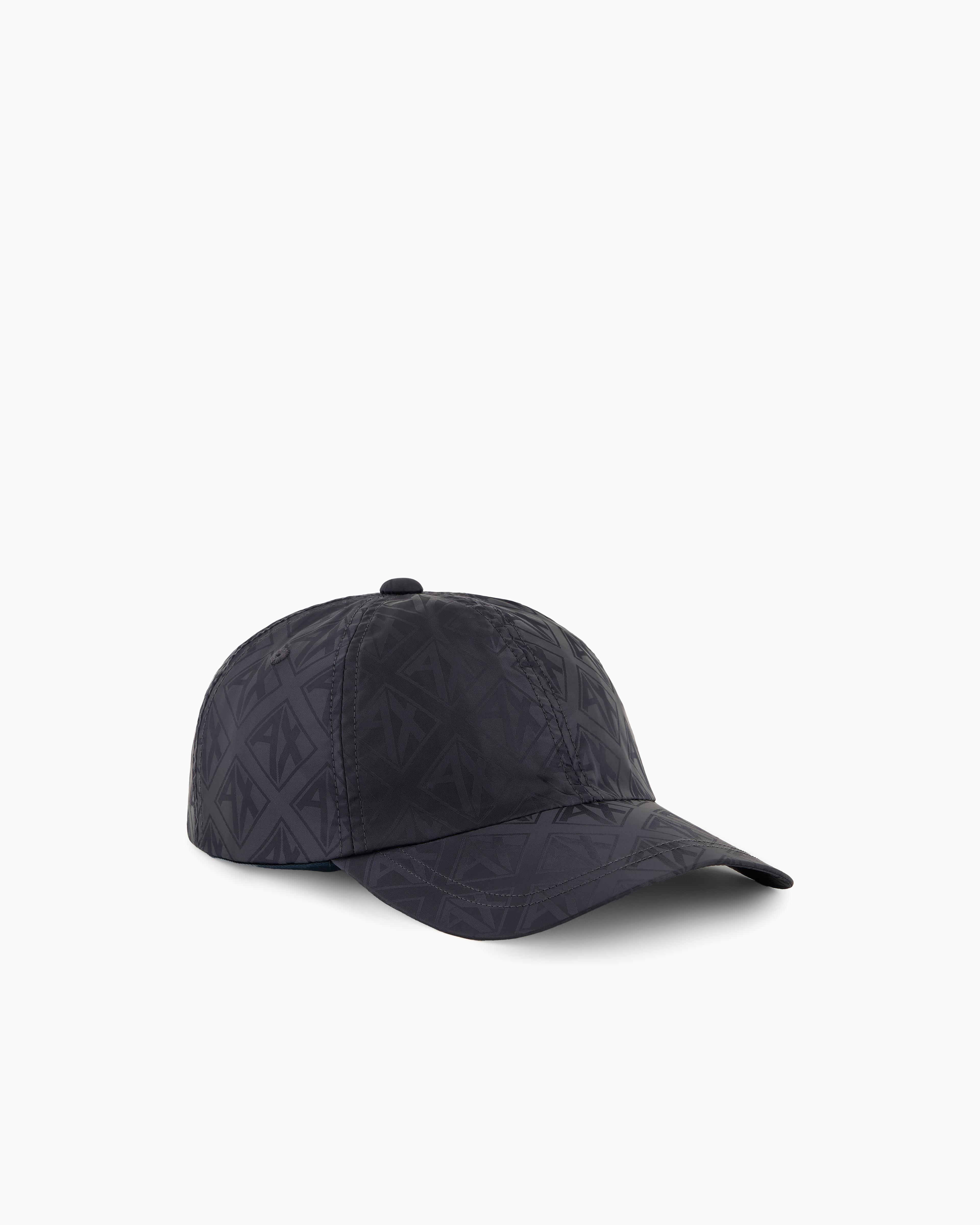 ARMANI EXCHANGE Armani Exchange Erkek Logo Detaylı Metal Tokalı Ayarlanabilir Siyah Spor Şapka XM000285 AF11895-UB101