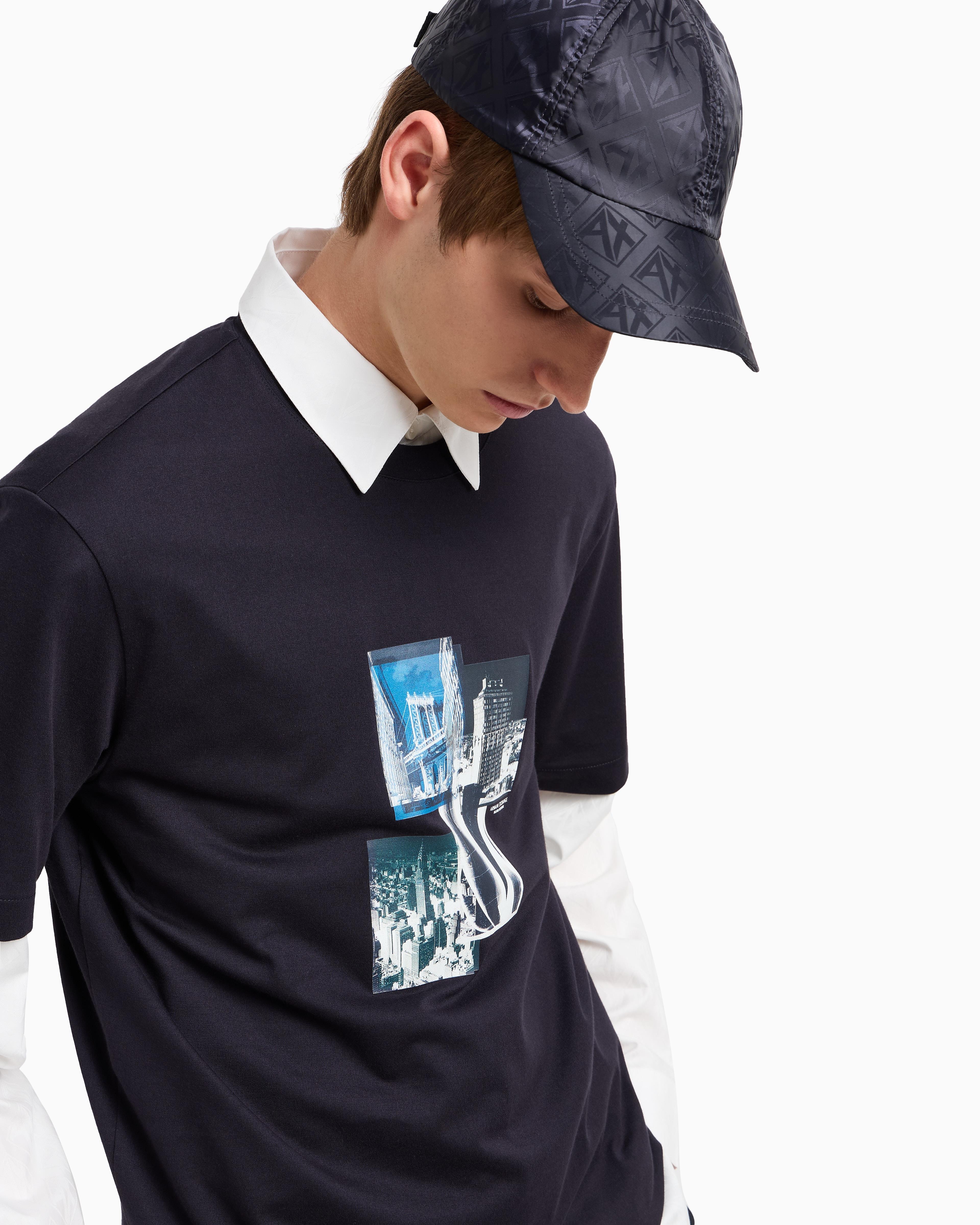 ARMANI EXCHANGE Armani Exchange Erkek Logo Detaylı Metal Tokalı Ayarlanabilir Siyah Spor Şapka XM000285 AF11895-UB101