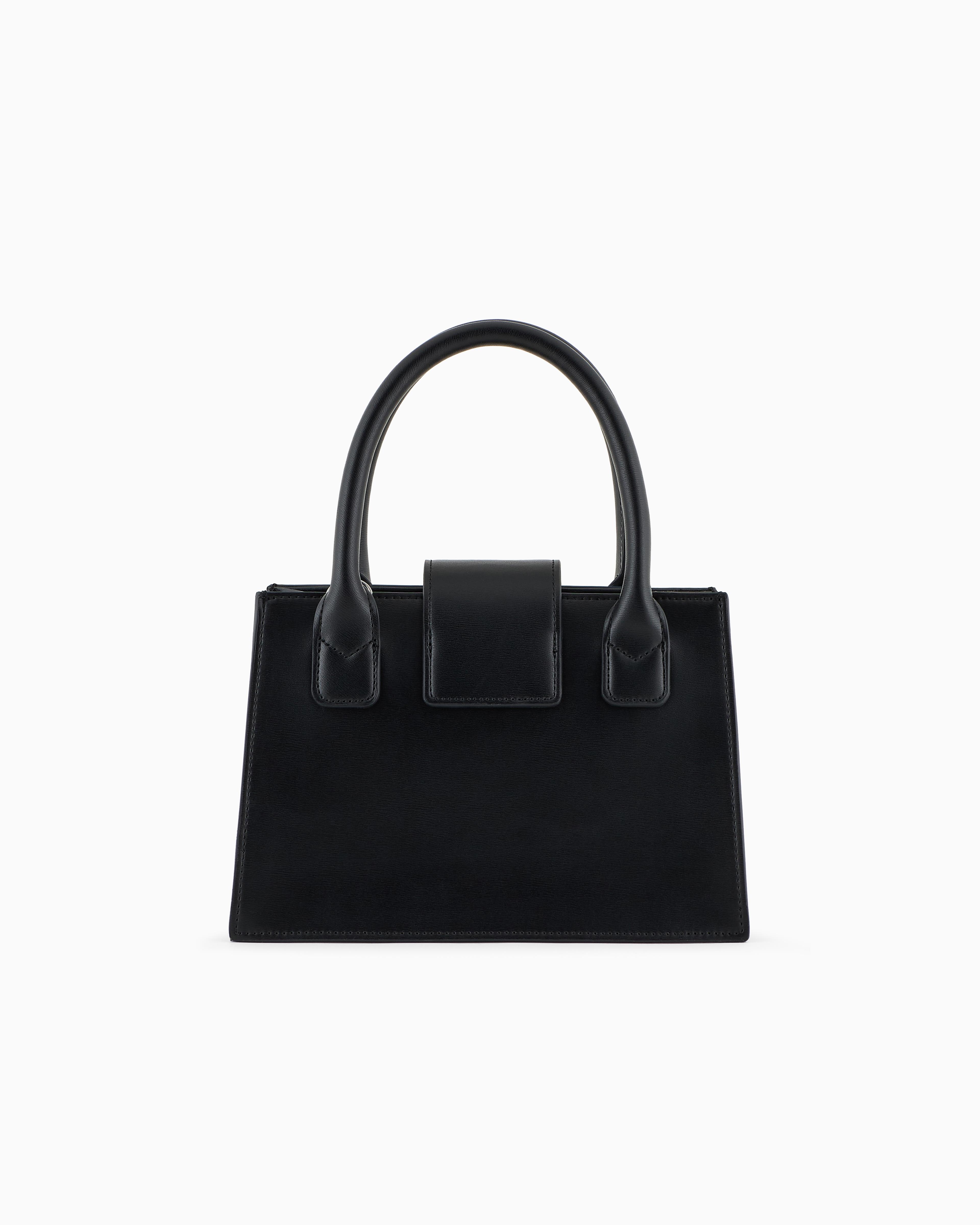ARMANI EXCHANGE Armani Exchange Kadın Deri AX Yazı Detay Klasik Model İçi Geniş Siyah Omuz Çantası XW000306 AF12039-UC001