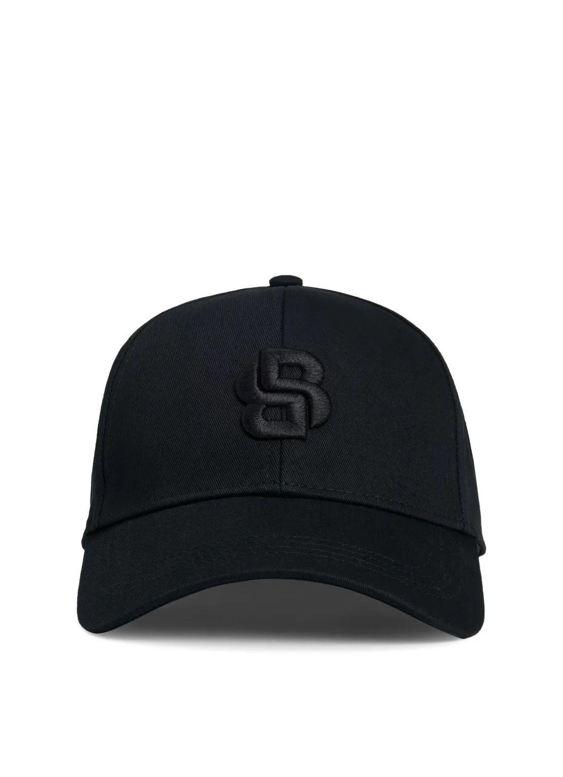 BOSS BOSS Erkek Pamuklu Nefes Alabilen Monogram Logolu Metal Logolu Siyah2 Spor Şapka 50533299-002