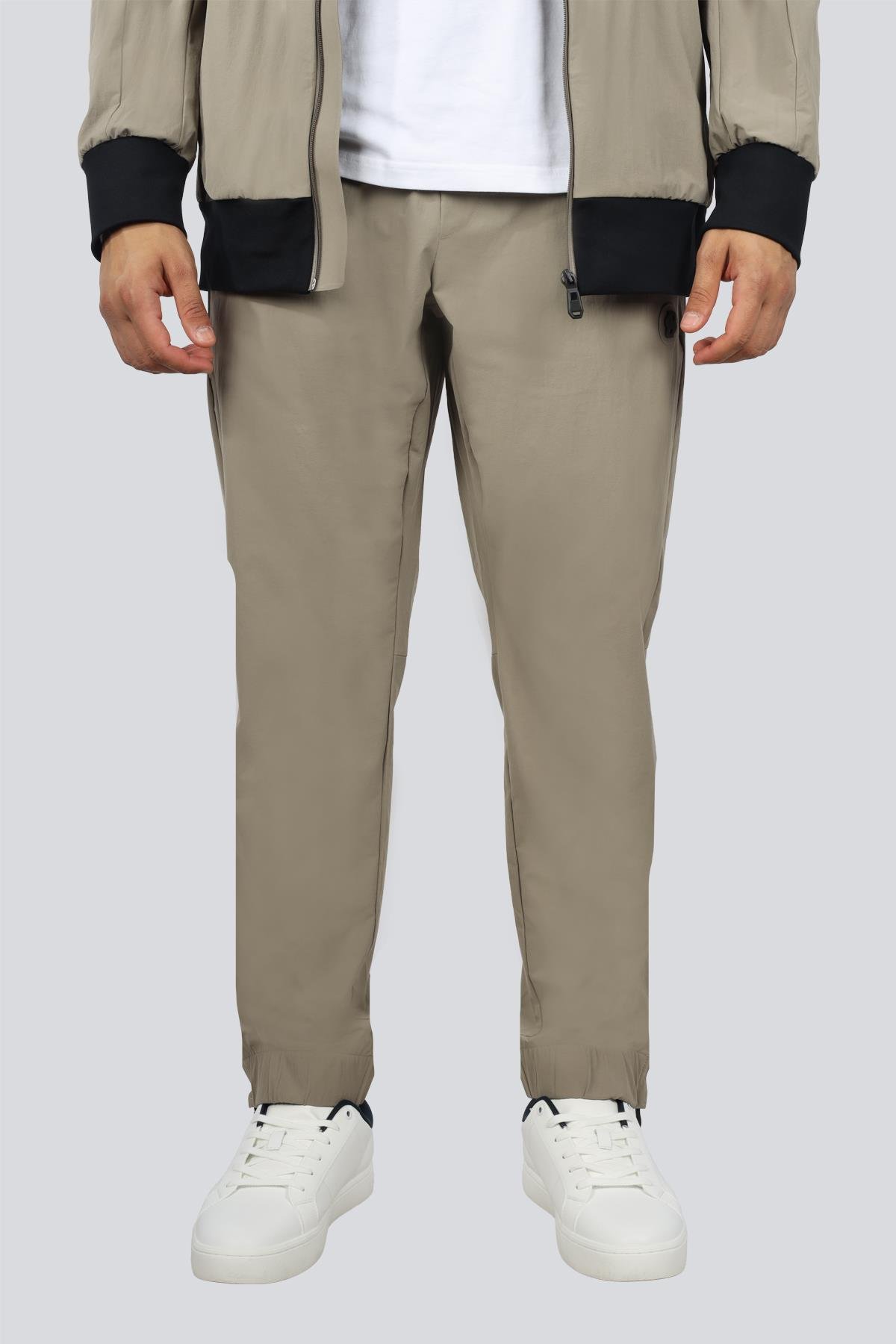 BOSS BOSS Erkek Regular Fit Fermuar Kapamalı Uzun Kollu Dik Yaka Gri Spor Eşofman Takımı 50531912-334