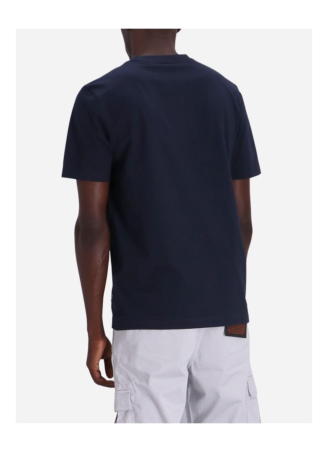 BOSS BOSS Erkek regular fit Kısa Kollu Düz Bisiklet Yaka Lacivert T-Shirt 50495742-404