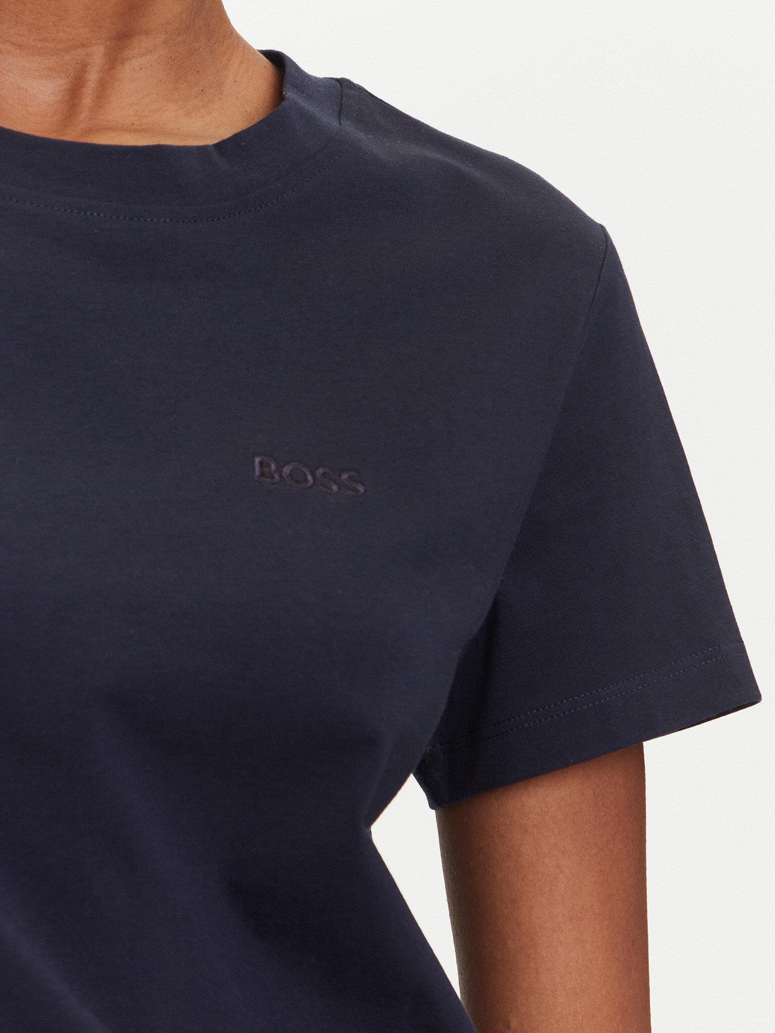 BOSS BOSS Kadın Pamuklu Marka Logolu Yuvarlak Yaka Lacivert Eşofman Altı 50506973-408