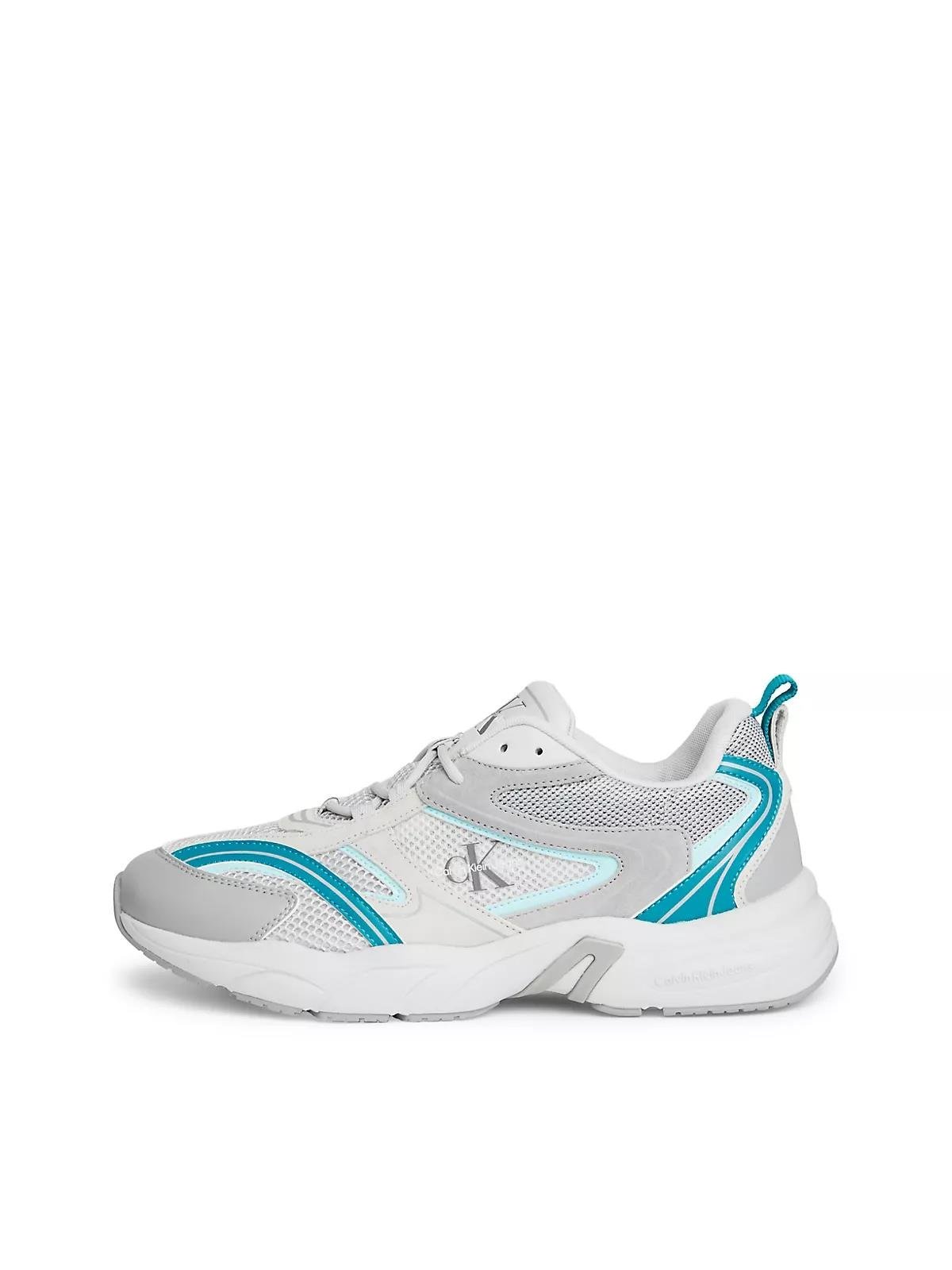 Calvin Klein Calvin Kleın Erkek Bağcıklı Marka Logolu Spor Stil Gri Ayakkabı YM0YM00589-0IR