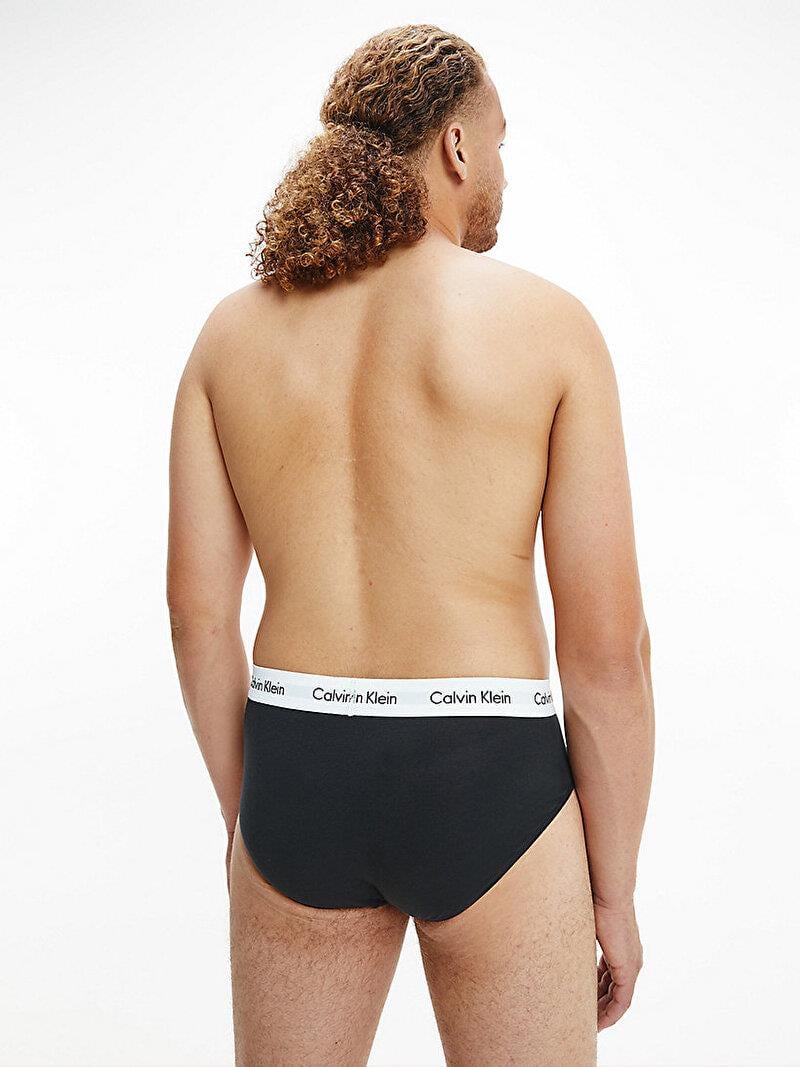 Calvin Klein Calvin Kleın Erkek Basic Calvin Klein İmzalı Bel Bantlı Siyah Külot 0000U2661G-001