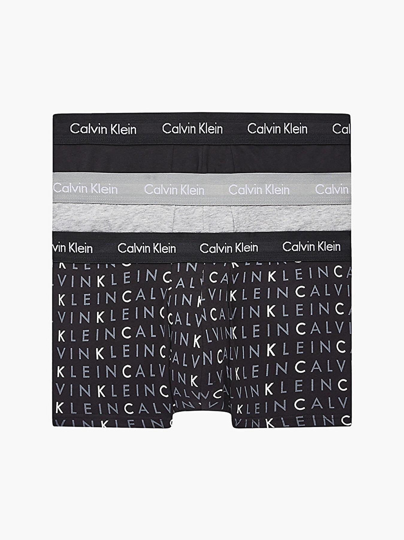 Calvin Klein Calvin Kleın Erkek Basic Calvin Klein İmzalı Bel Bantlı Siyah Külot 0000U2664G-YKS