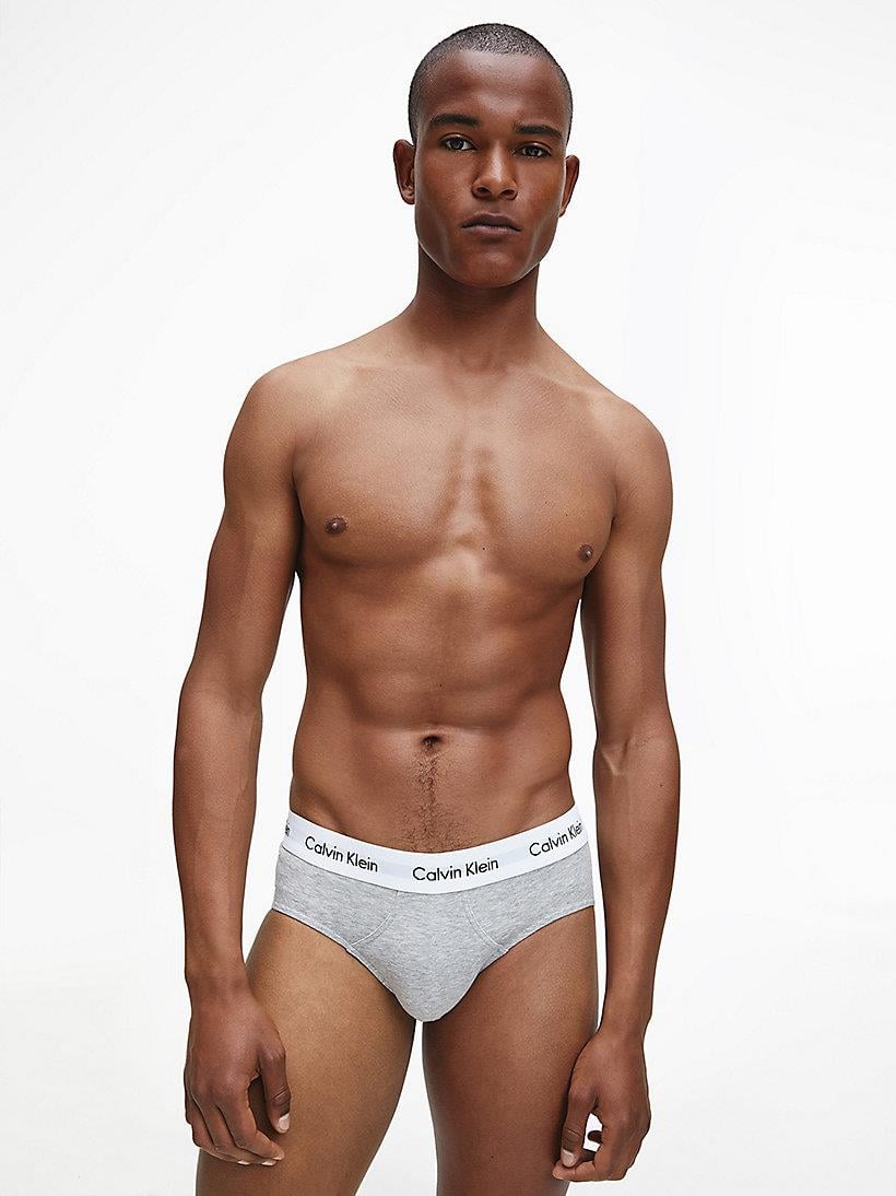 Calvin Klein Calvin Kleın Erkek Basic Calvin Klein İmzalı Bel Bantlı Siyah-Beyaz-Gri Külot 0000U2661G-998