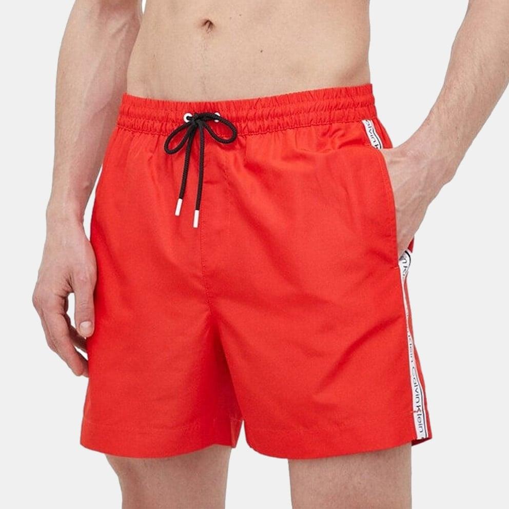 Calvin Klein Calvin Kleın Erkek Çabuk Kuruyan Kumaşlı Normal Kesim Kırmızı Mayo KM0KM00810-XNE