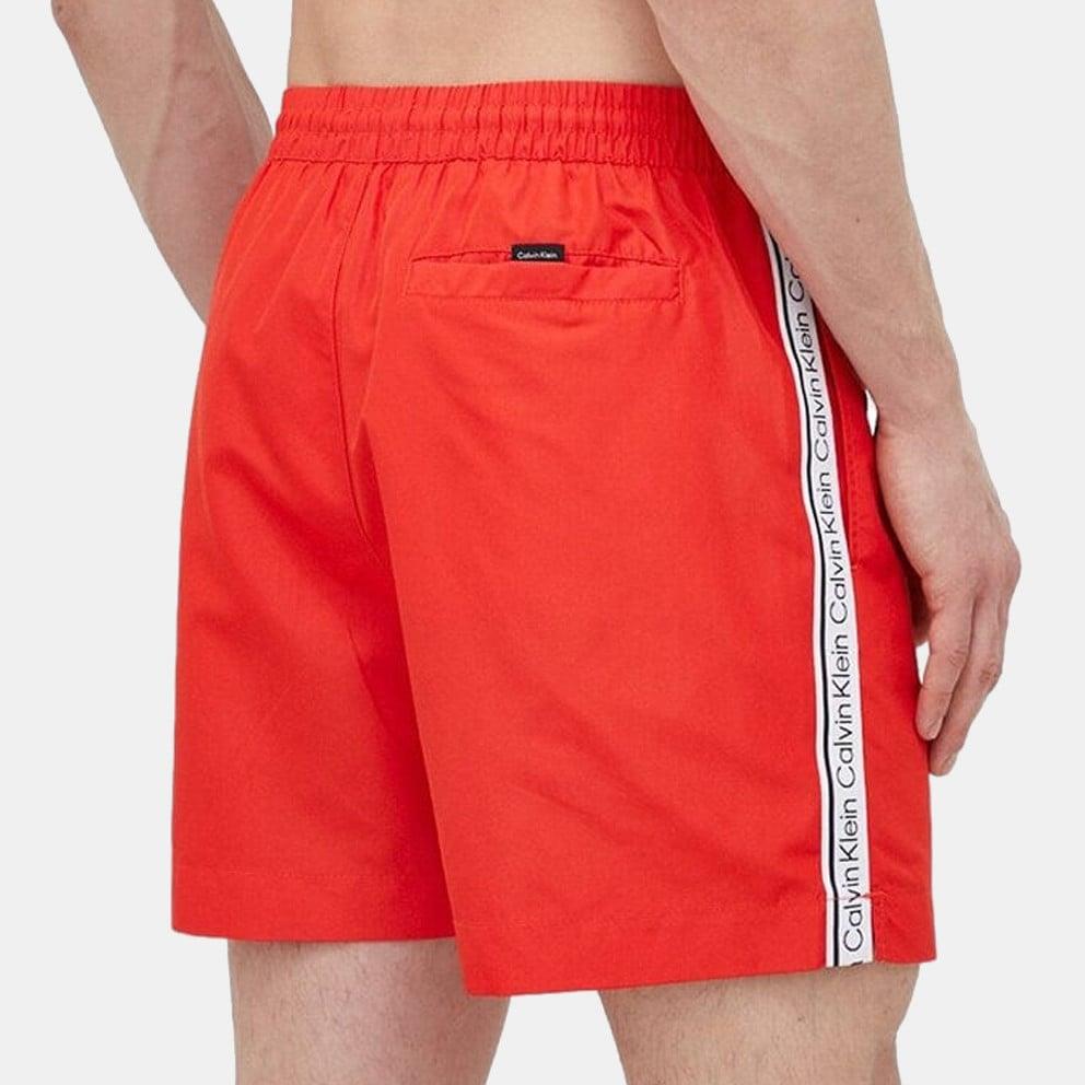 Calvin Klein Calvin Kleın Erkek Çabuk Kuruyan Kumaşlı Normal Kesim Kırmızı Mayo KM0KM00810-XNE