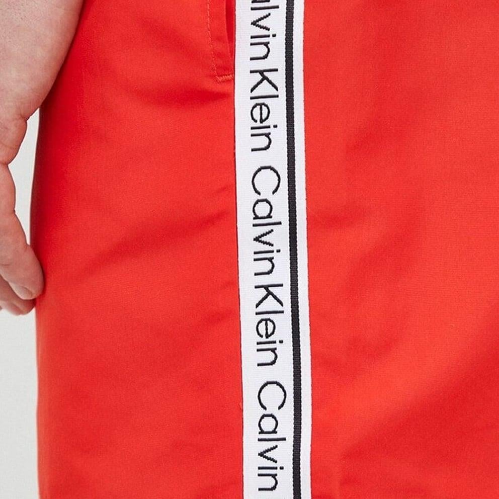 Calvin Klein Calvin Kleın Erkek Çabuk Kuruyan Kumaşlı Normal Kesim Kırmızı Mayo KM0KM00810-XNE