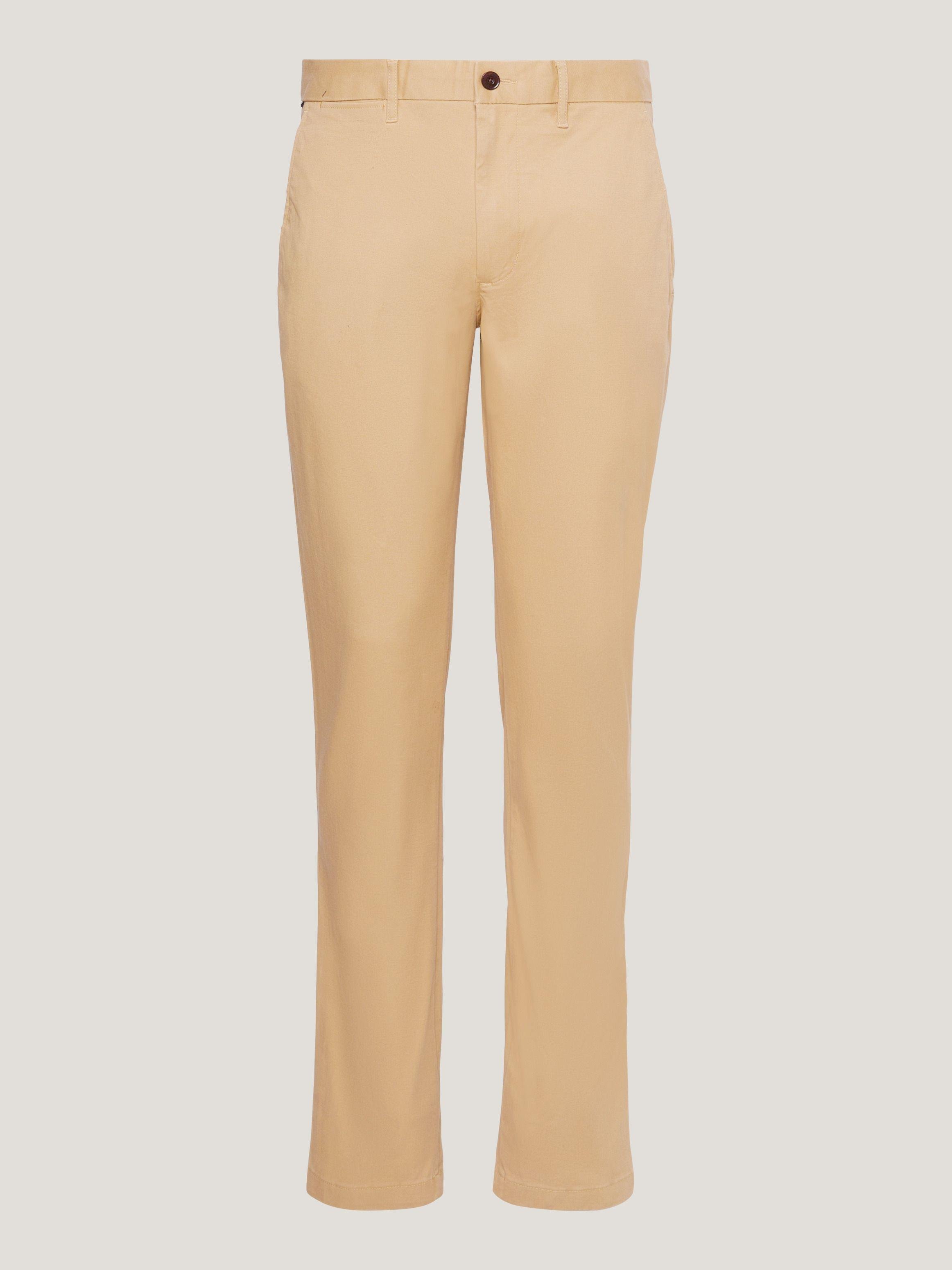 Calvin Klein Calvin Kleın Erkek Cepli Uzun Boy Düğmeli Günlük Kullanım Bej1 Pantolon MW0MW26619-RBL