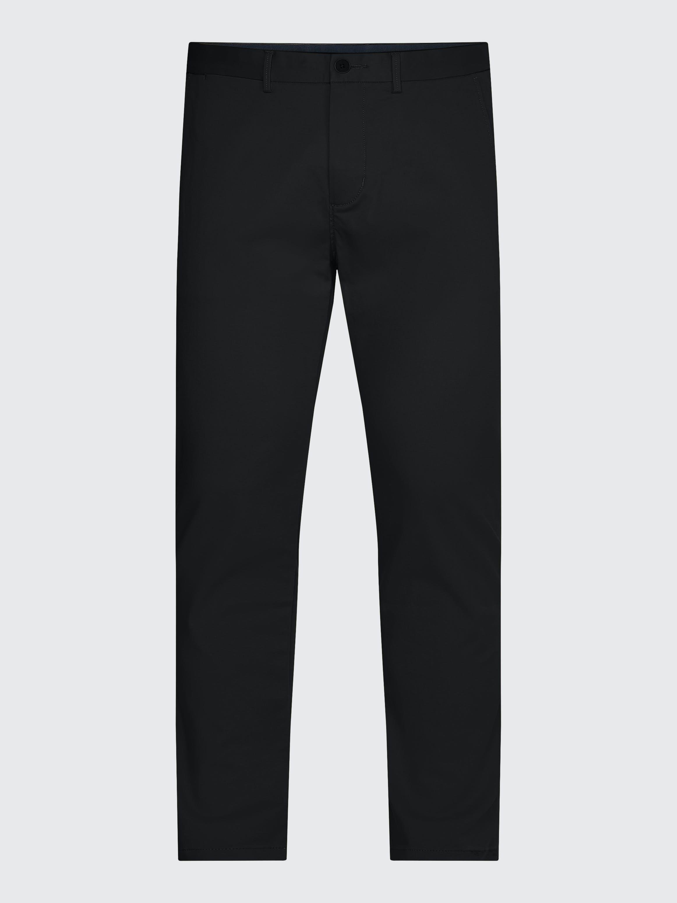 Calvin Klein Calvin Kleın Erkek Cepli Uzun Boy Düğmeli Günlük Kullanım Siyah Pantolon MW0MW26619-BDS