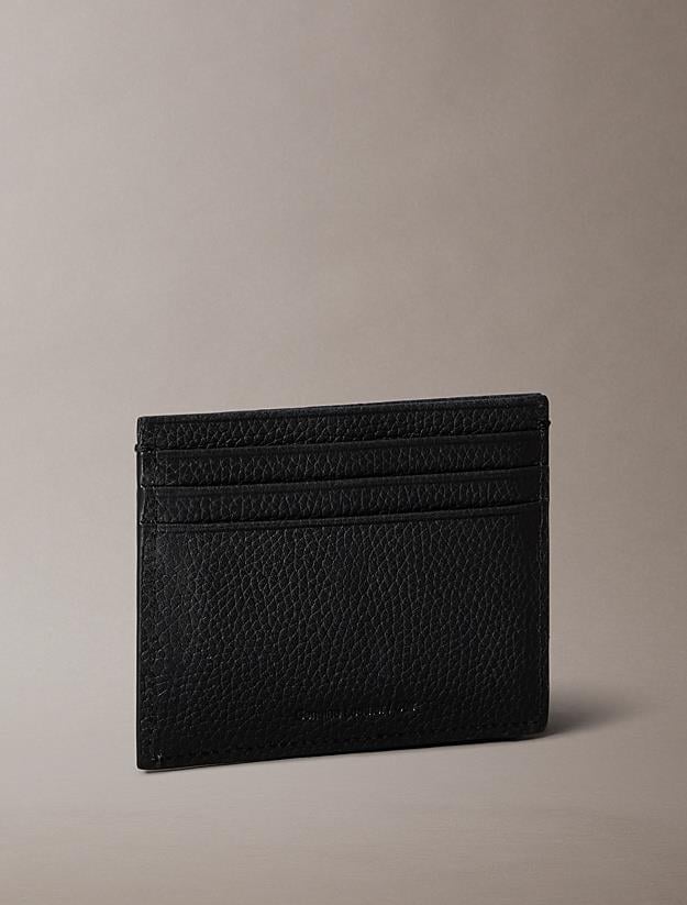 Calvin Klein Calvin Klein Erkek Çoklu Kart Bölmeli Deri Siyah Cüzdan LV04D1060G-UB1