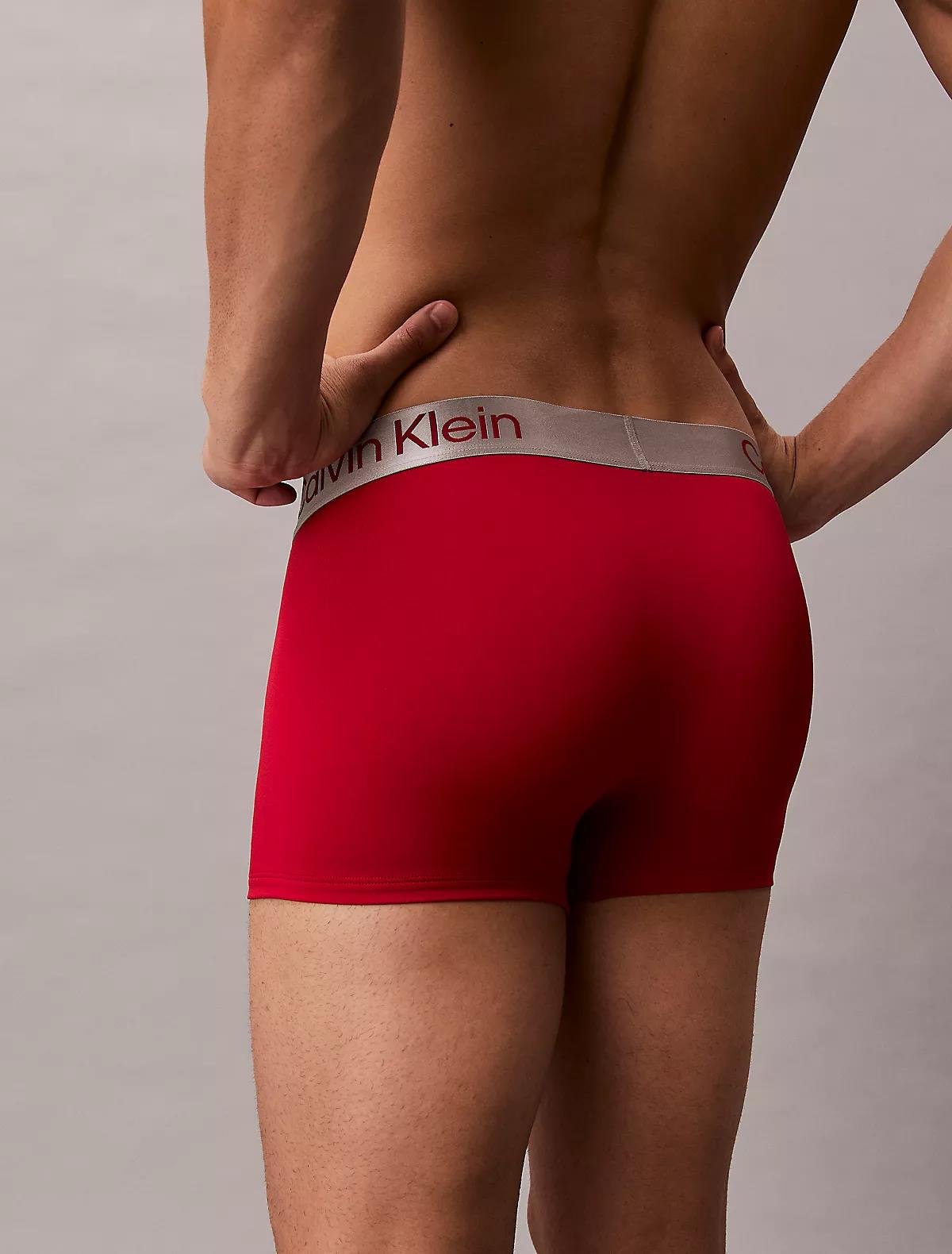 Calvin Klein Calvin Klein Erkek Dar Kalıp Nefes Alabilen Kumaş Logolu Elastik Bel Bantlı 3'lü Çok Renkli Boxer LV00NB4269-0GU