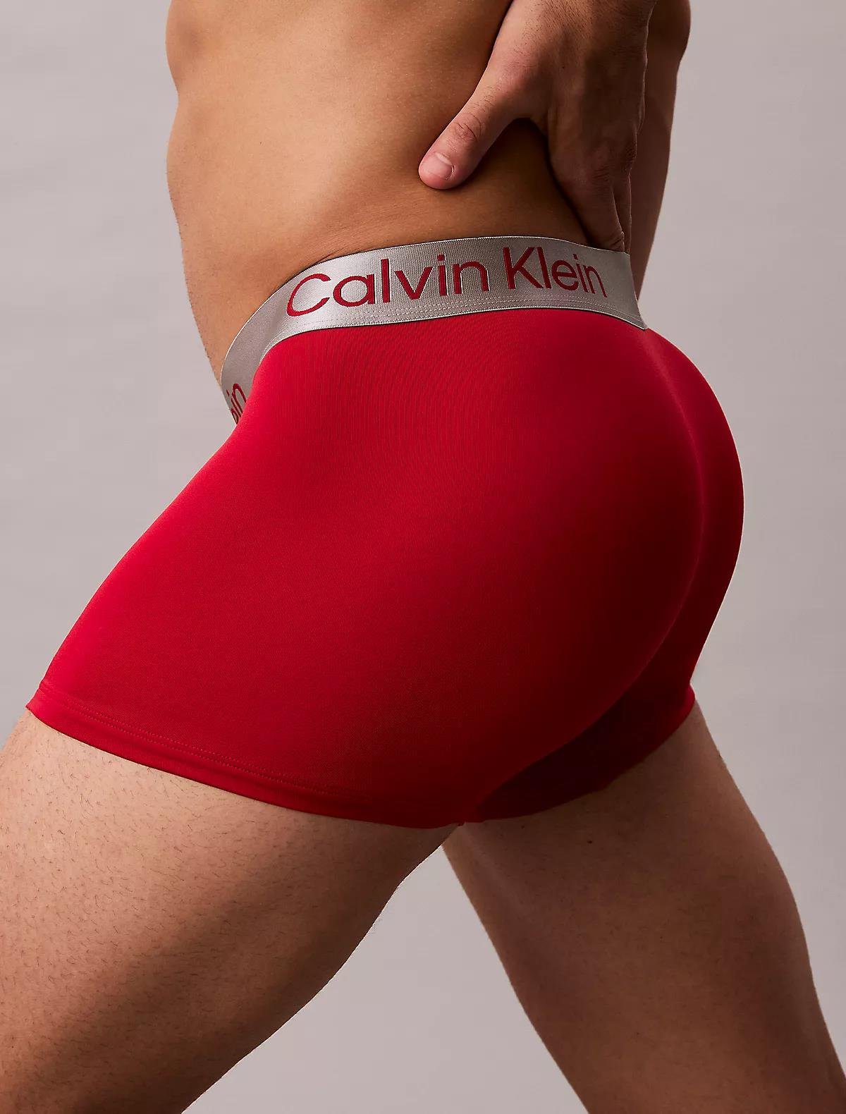 Calvin Klein Calvin Klein Erkek Dar Kalıp Nefes Alabilen Kumaş Logolu Elastik Bel Bantlı 3'lü Çok Renkli Boxer LV00NB4269-0GU