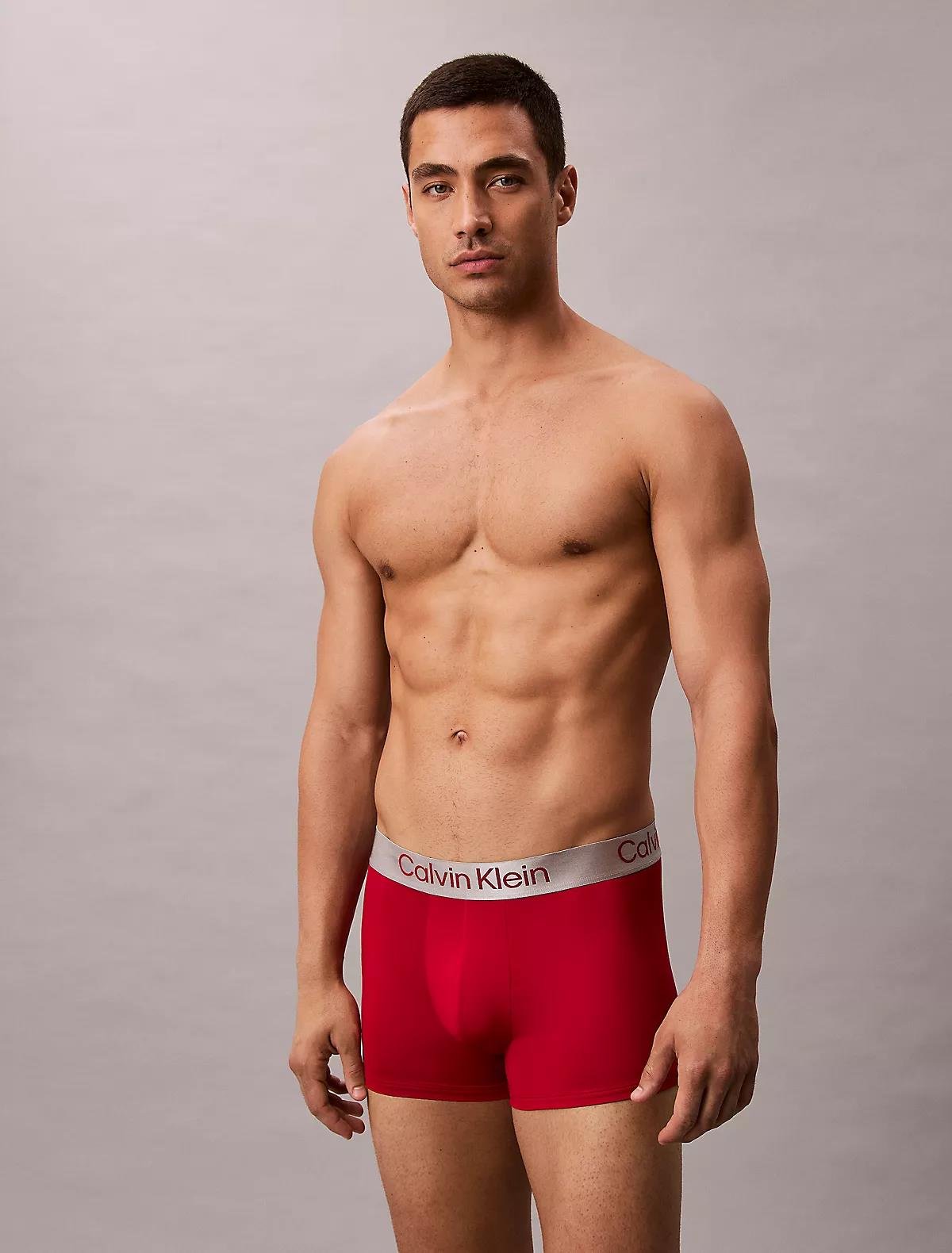 Calvin Klein Calvin Klein Erkek Dar Kalıp Nefes Alabilen Kumaş Logolu Elastik Bel Bantlı 3'lü Çok Renkli Boxer LV00NB4269-0GU