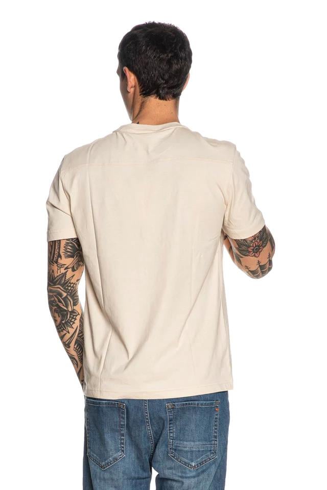 Calvin Klein Calvin Klein Erkek Kısa Kollu Pamuklu Bisiklet Yaka Calvin Klein Yazı Detaylı Gri T-Shirt K10K114169-PDV