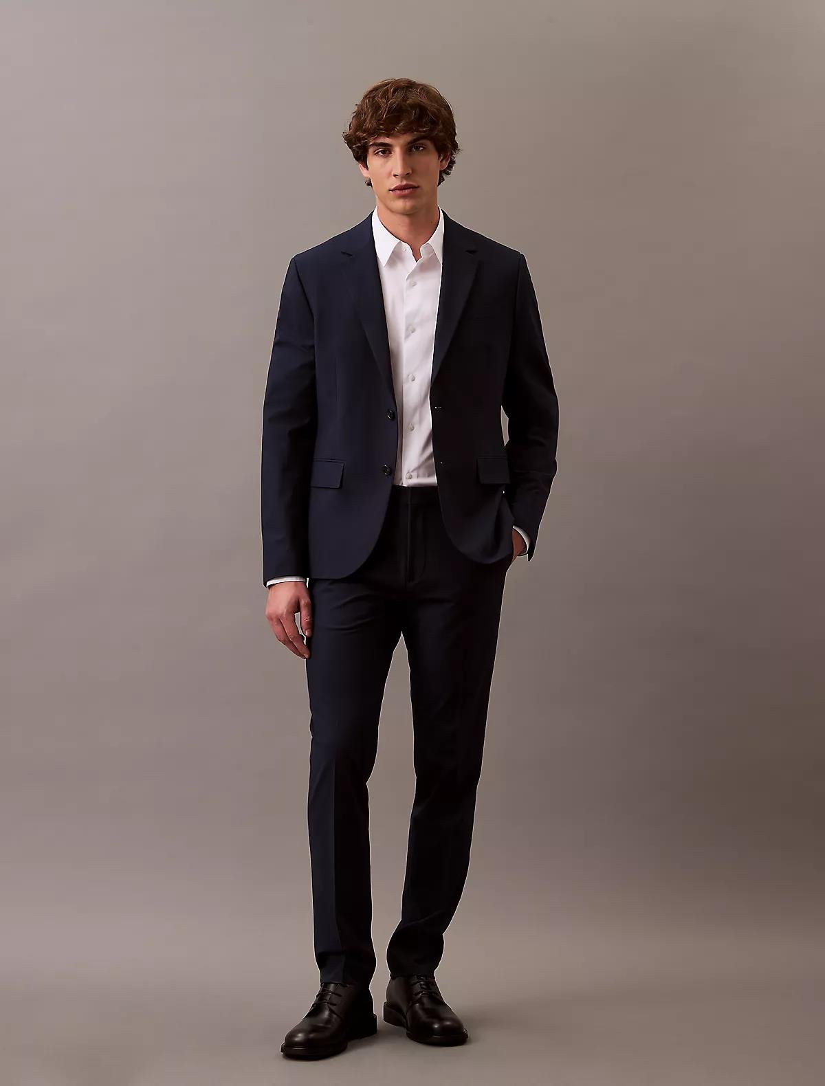 Calvin Klein Calvin Klein Erkek Klasik Kesim Pamuklu Uzun Kollu Beyaz Gömlek LV04LB148G-YAA