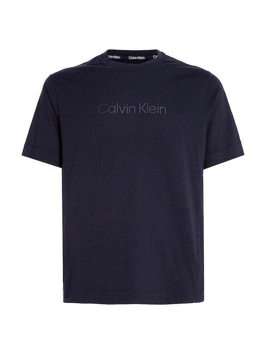 Calvin Klein Calvin Kleın Erkek Logolu Bisiklet Yaka Kısa Kol Standart Siyah T-Shirt 00GMS3K108-BAE