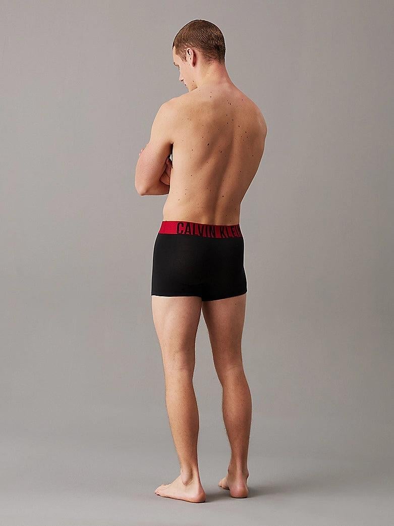 Calvin Klein Calvin Kleın Erkek Logolu Beli Lastikli Yüksek Bel Pamuklu Siyah Boxer 000NB3608A-Q5X