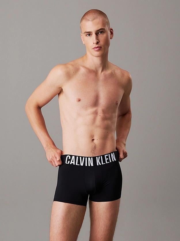 Calvin Klein Calvin Klein Erkek Logolu Beli Lastikli Yüksek Bel Pamuklu Siyah Boxer 000NB3775A-VVN
