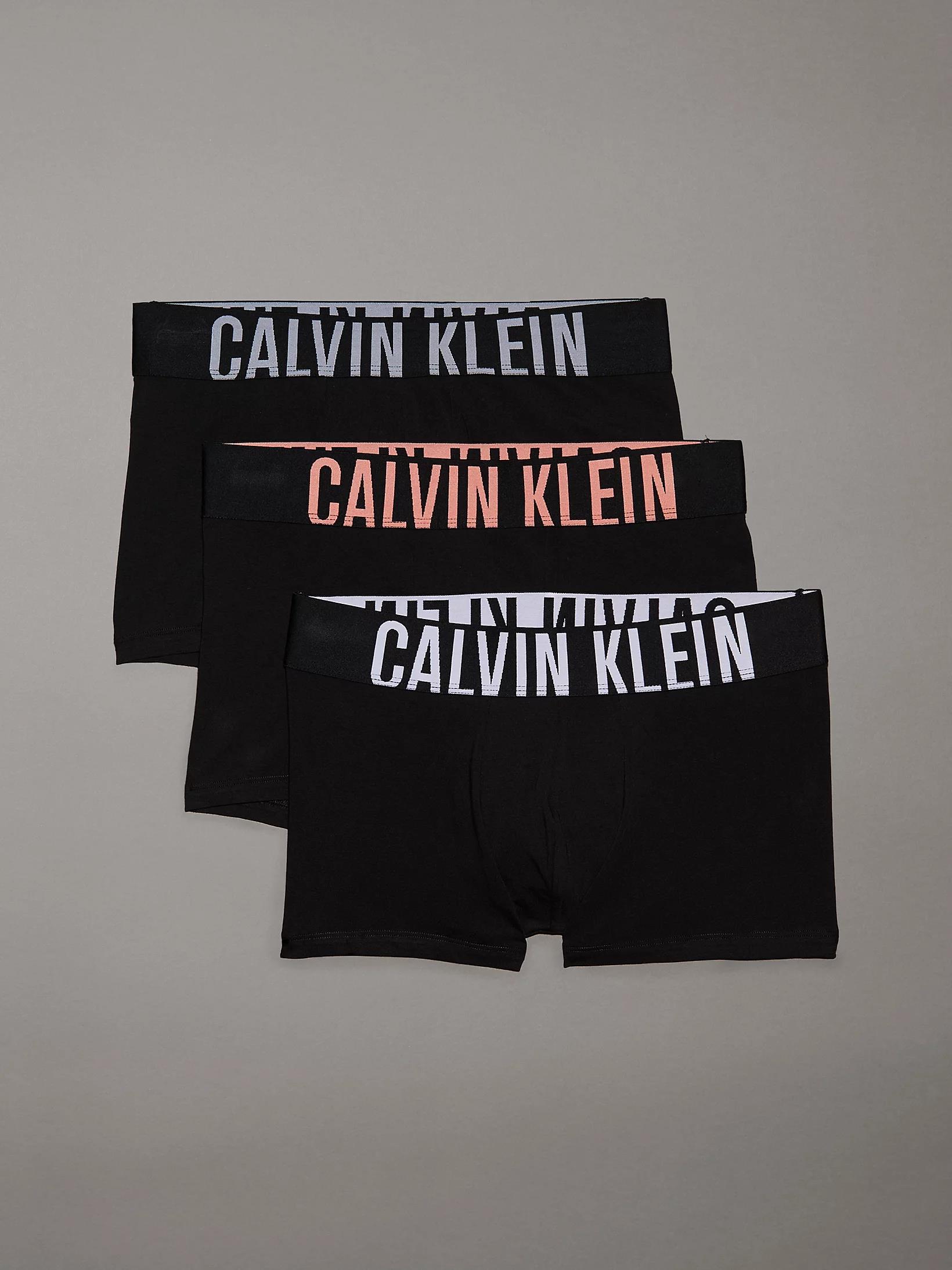Calvin Klein Calvin Klein Erkek Logolu Beli Lastikli Yüksek Bel Pamuklu Siyah Boxer 000NB3608A-VVN