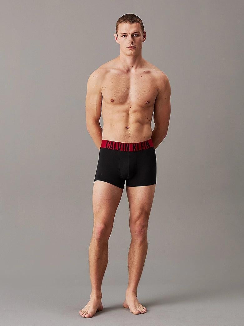 Calvin Klein Calvin Kleın Erkek Logolu Beli Lastikli Yüksek Bel Pamuklu Siyah Boxer 000NB3608A-Q5X