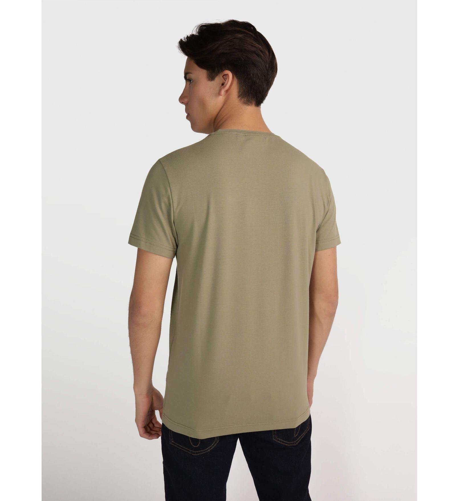 Calvin Klein Calvin Kleın Erkek Marka Logolu Pamuklu Günlük Kullanım Yeşil T-Shirt K10K112724-MSS