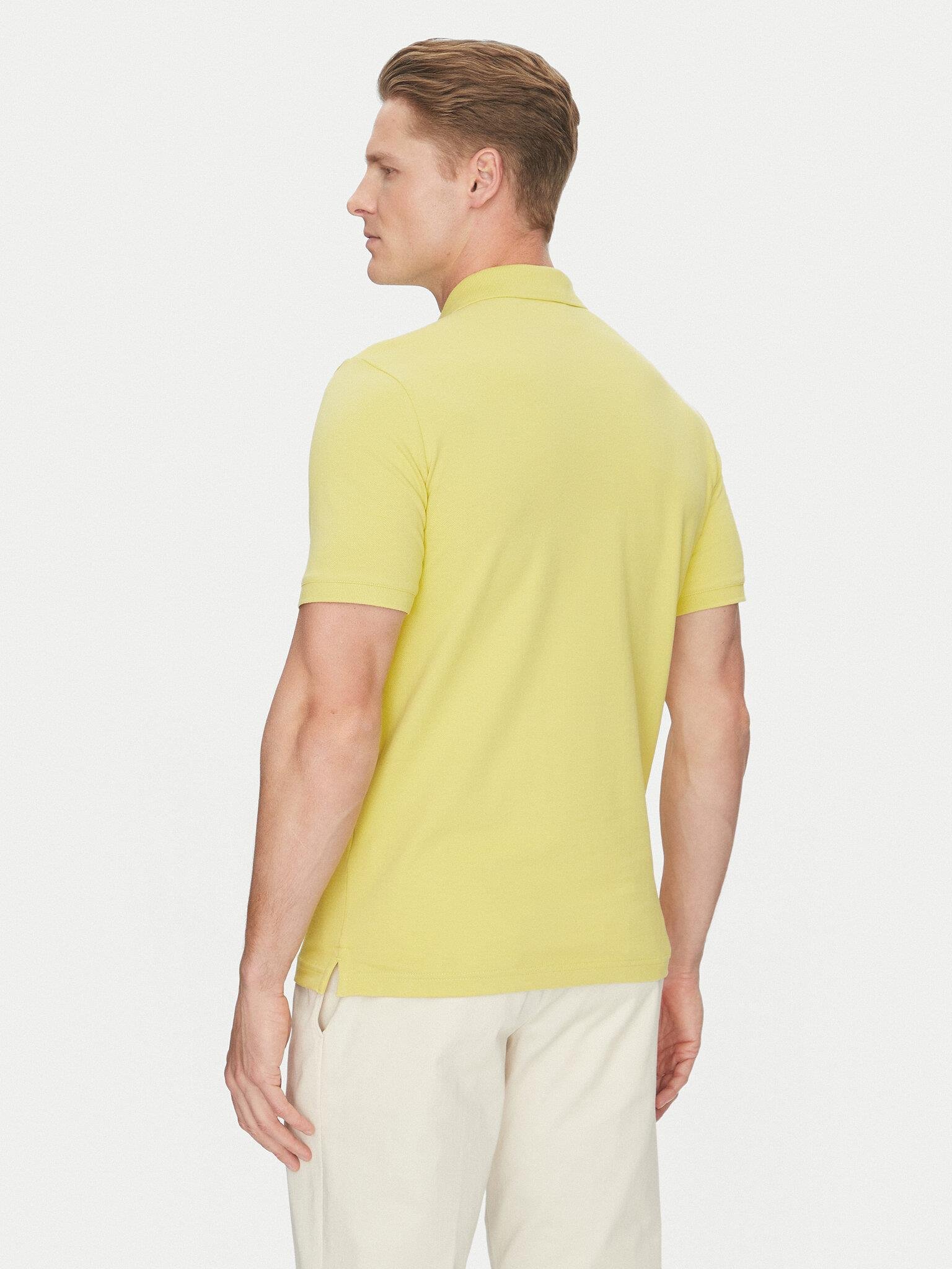 Calvin Klein Calvin Klein Erkek Marka Logolu Polo Yakalı Organik Pamuklu Mavi Polo Yaka T-Shirt K10K111196-LIN