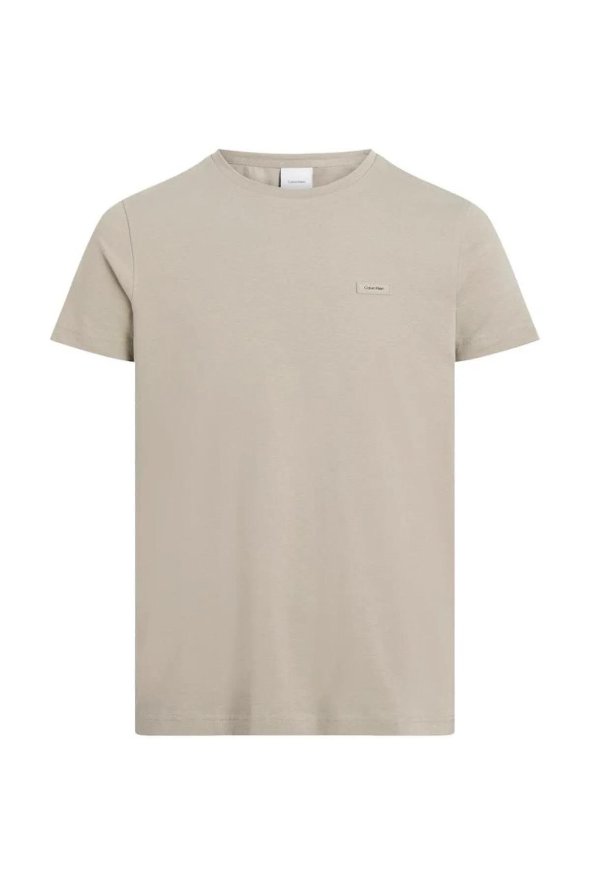 Calvin Klein Calvin Klein Erkek Marka Logolu Pamuklu Günlük Kullanım Gri T-Shirt K10K112724-PAH
