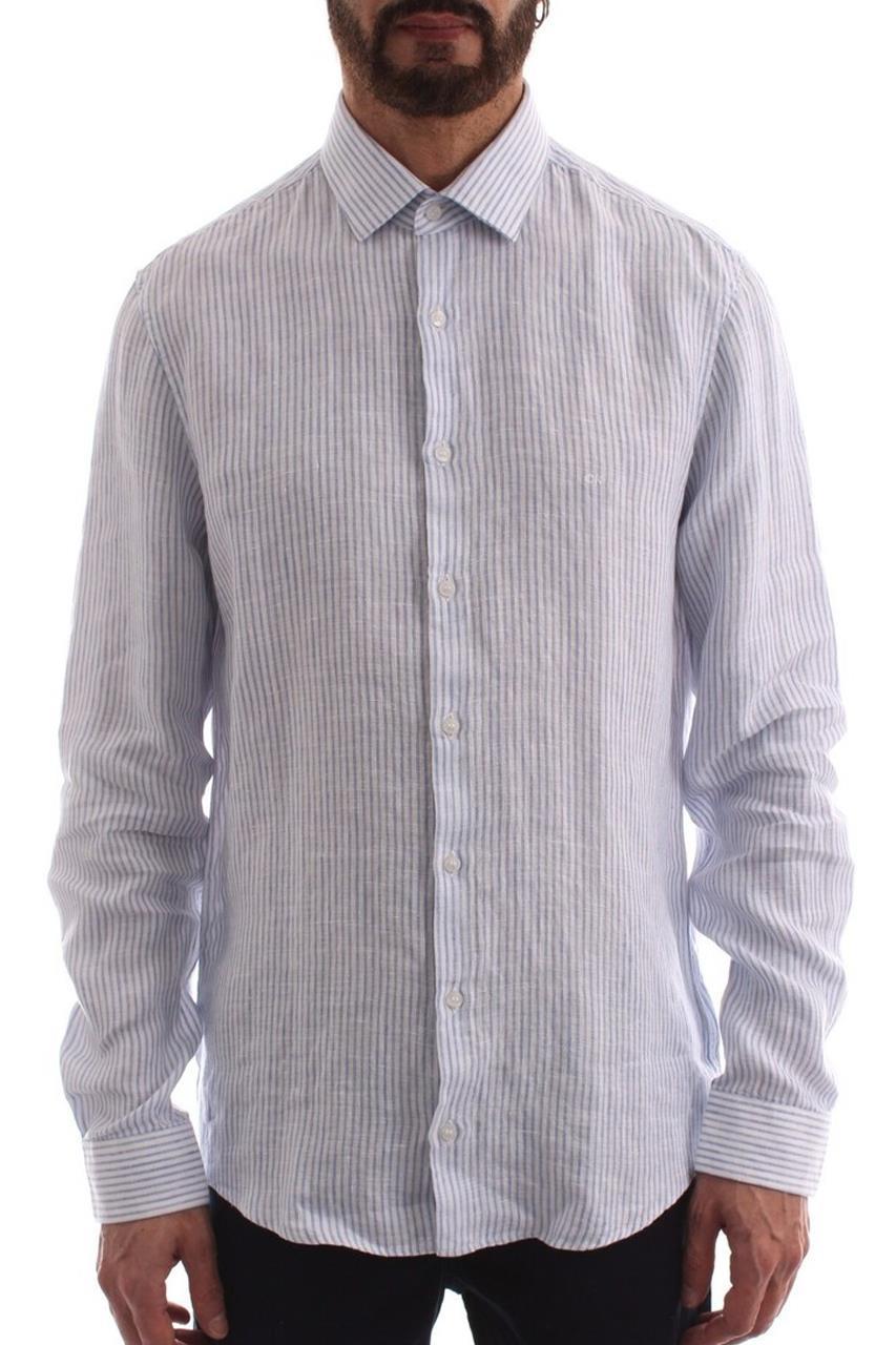 Calvin Klein Calvin Kleın Erkek Mavi Gömlek K10K109332-0G0