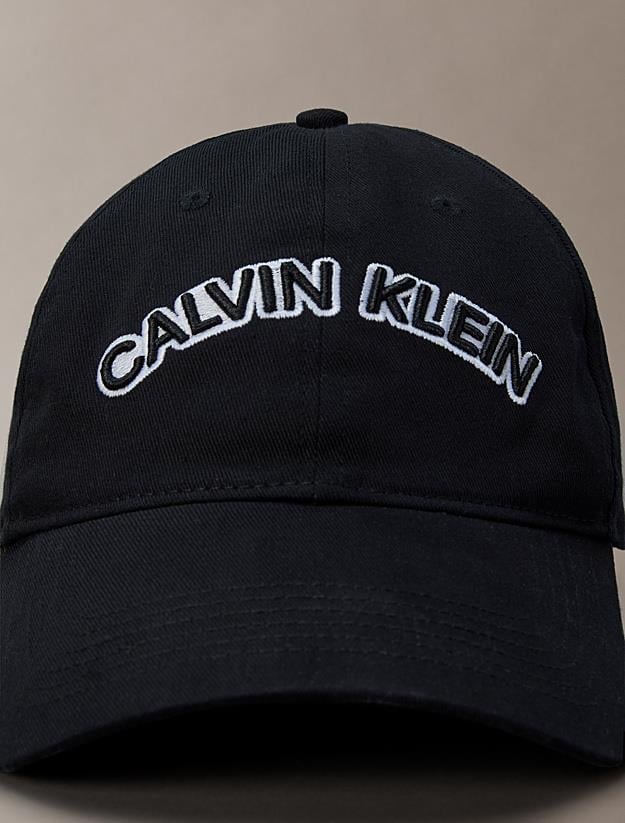 Calvin Klein Calvin Klein Erkek Pamuklu Nefes Alabilir Özellikli Logo Baskılı Ayarlanabilir Siyah Spor Şapka LV04G5063G-UB1