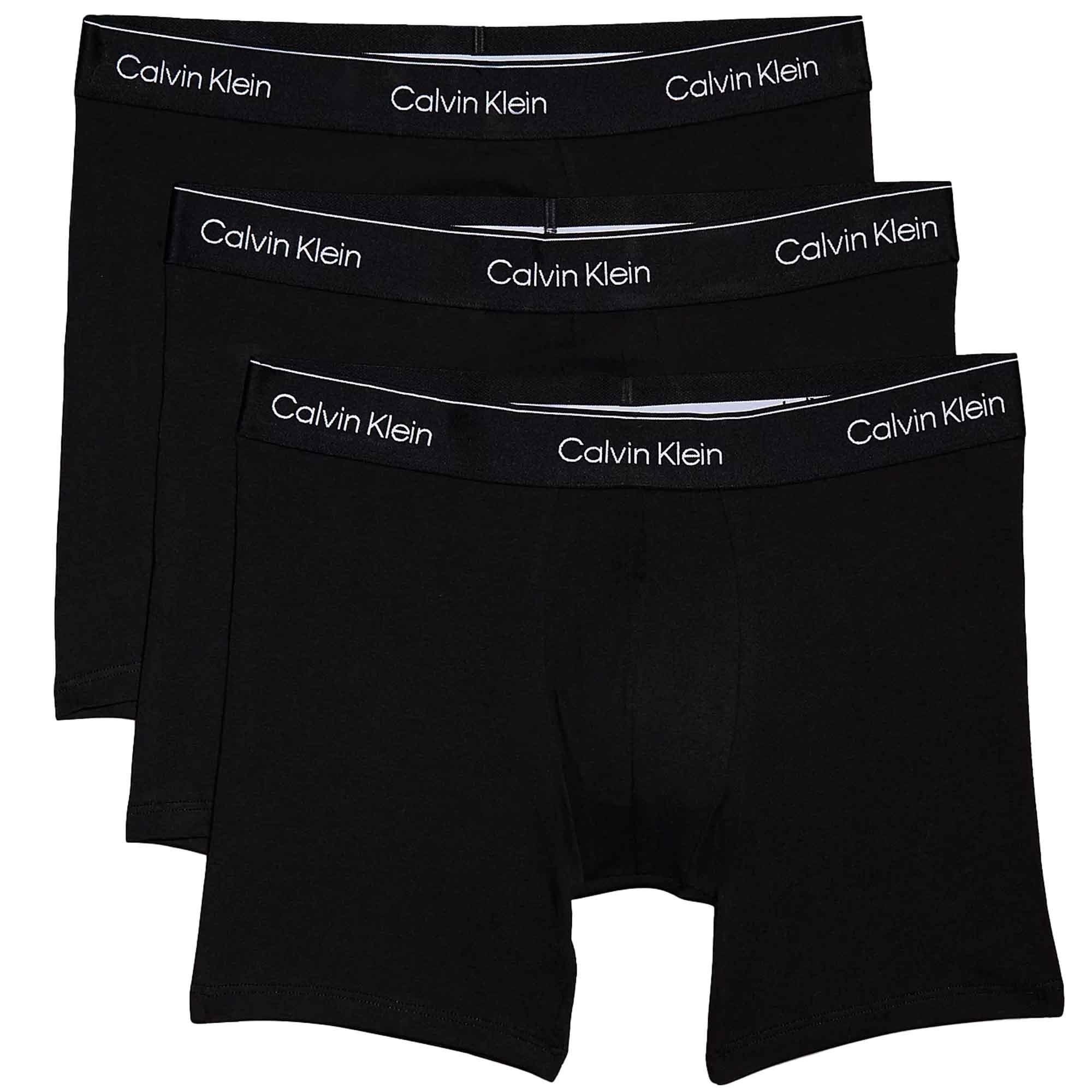 Calvin Klein Calvin Klein Erkek Pamuklu Beli Lastikli Slim Fit 3'lü Paket Siyah Boxer 3'lü LV00NB4394-TM6