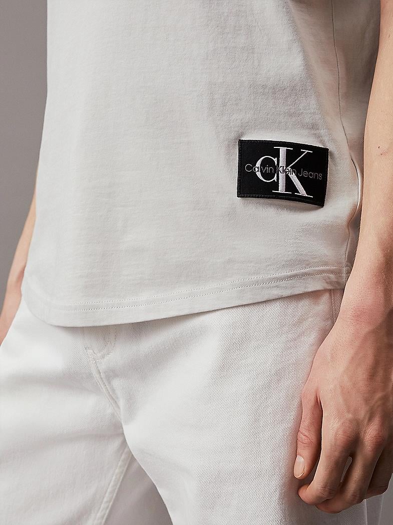 Calvin Klein Calvin Kleın Erkek Pamuklu Kısa Kollu Yuvarlak Yaka Gri T-Shirt J30J323482-PC8